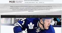 Desktop Screenshot of mlsedonations.com